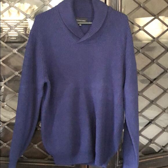 Geoffrey Beene | Men's Navy Blue Long Sleeve Sweater | Size Large | NWOT | 0086 - Picture 2 of 5